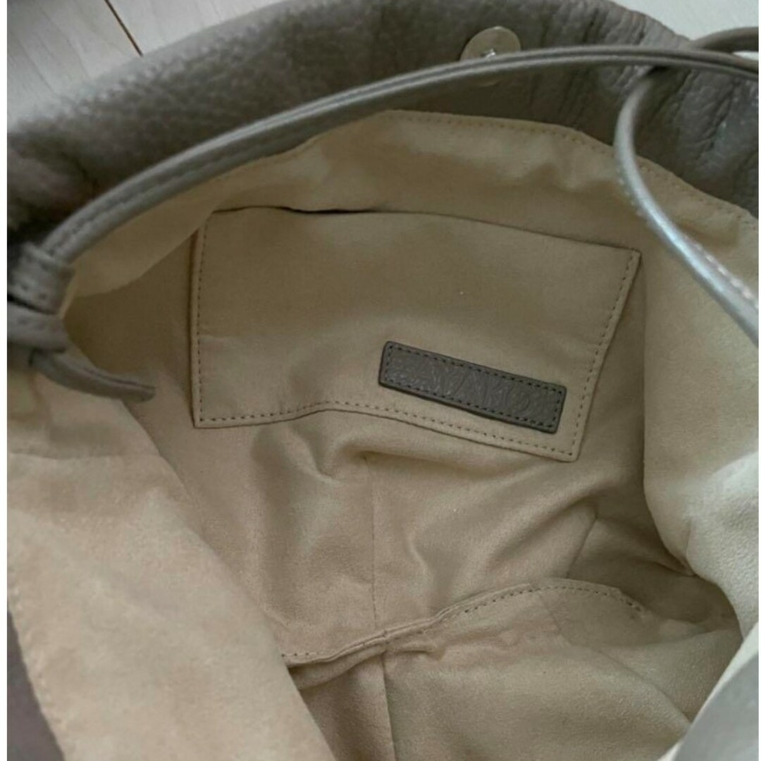 GYPSOPHILA(ジプソフィラ)のayakobag  leather KINCHAKU/CRTE レディースのバッグ(ショルダーバッグ)の商品写真