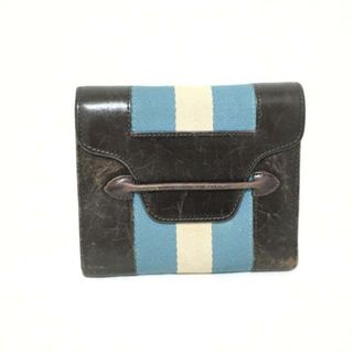 Bally リッププリント ラウンドファスナーウォレット 長財布