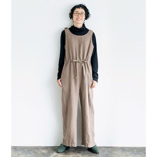 ネストローブ リネン サロペット/オーバーオール(レディース)の通販 ネストローブ リネン サロペット/オーバーオール(レディース)の通販