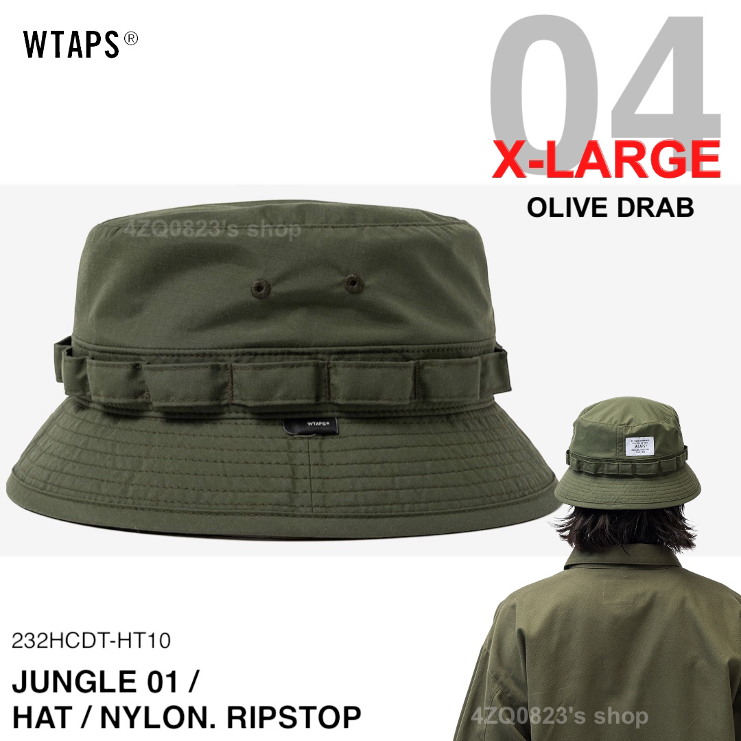 WTAPS 23AW JUNGLE 01 HAT RIPSTOP オリーブ XL | フリマアプリ ラクマ