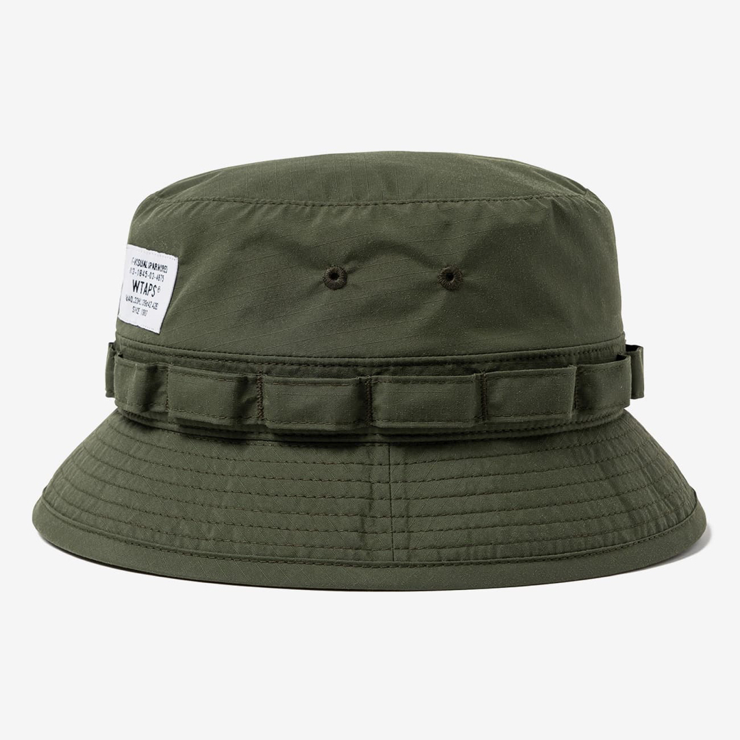 W)taps(ダブルタップス)のWTAPS 23AW JUNGLE 01 HAT RIPSTOP オリーブ XL メンズの帽子(ハット)の商品写真