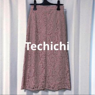 テチチ(Techichi)のTechichi 花柄レース ミモレ丈スカート(ひざ丈スカート)