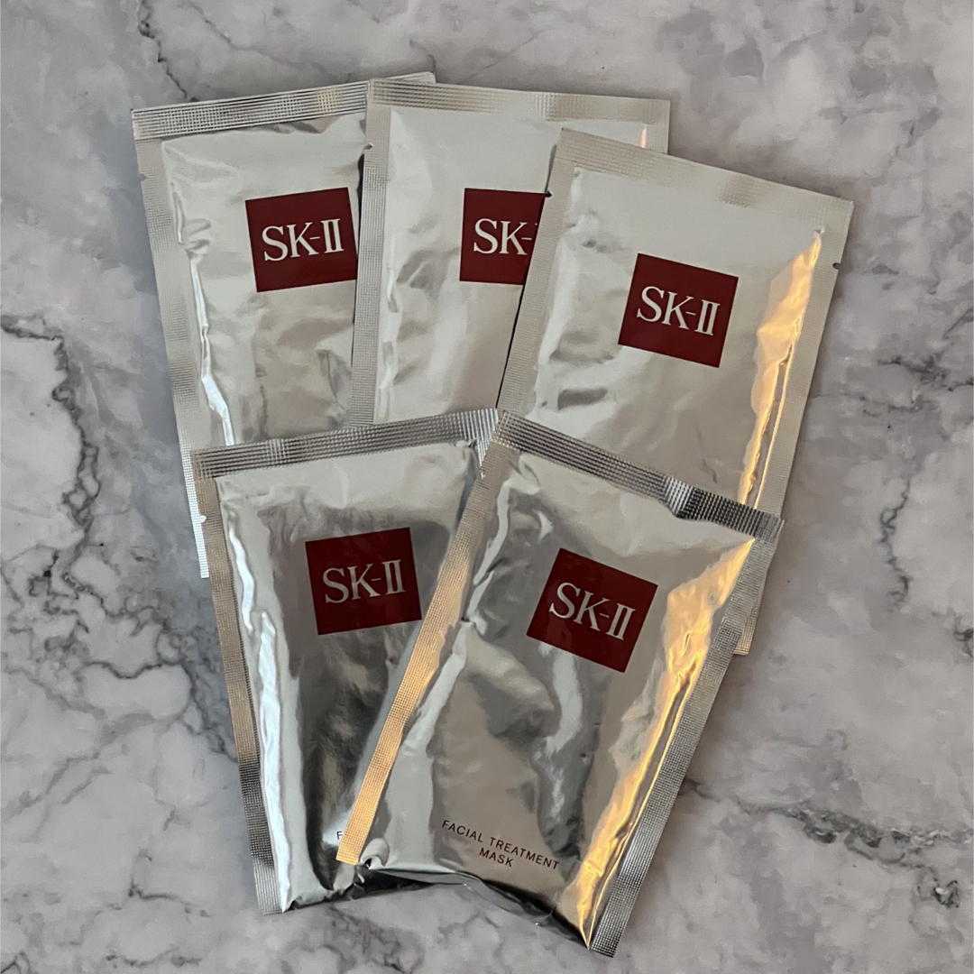 SK-II(エスケーツー)のSK-Ⅱ エスケイツー　未使用フェイスマスク　5枚セット コスメ/美容のスキンケア/基礎化粧品(パック/フェイスマスク)の商品写真