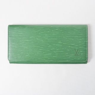 ヴィトン(LOUIS VUITTON) エピ 財布(レディース)(グリーン・カーキ