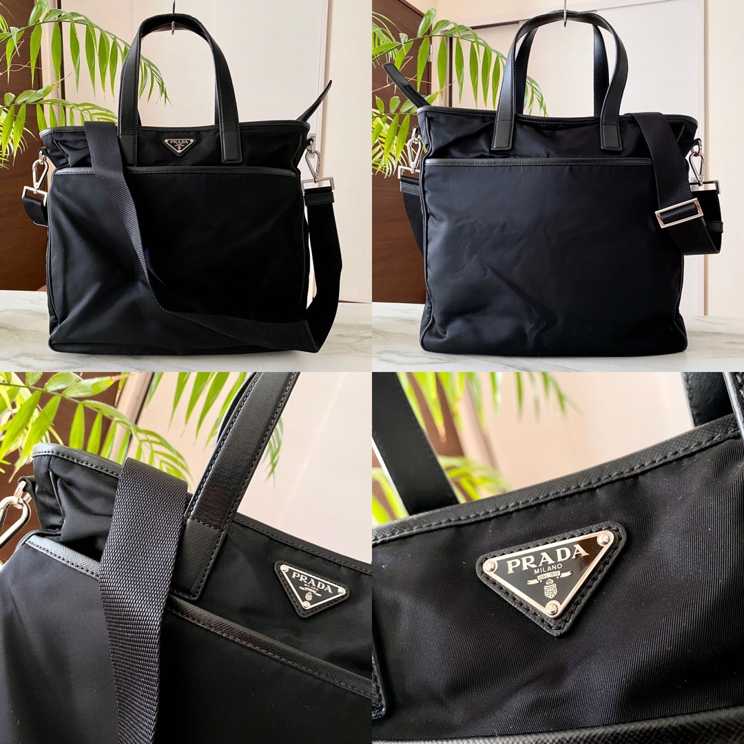 PRADA - 正規品 美品 PRADA プラダ テスート 2way トートバッグの通販 ...