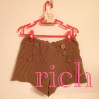 リッチ(rich)のリッチ♡送料込み♡(ショートパンツ)