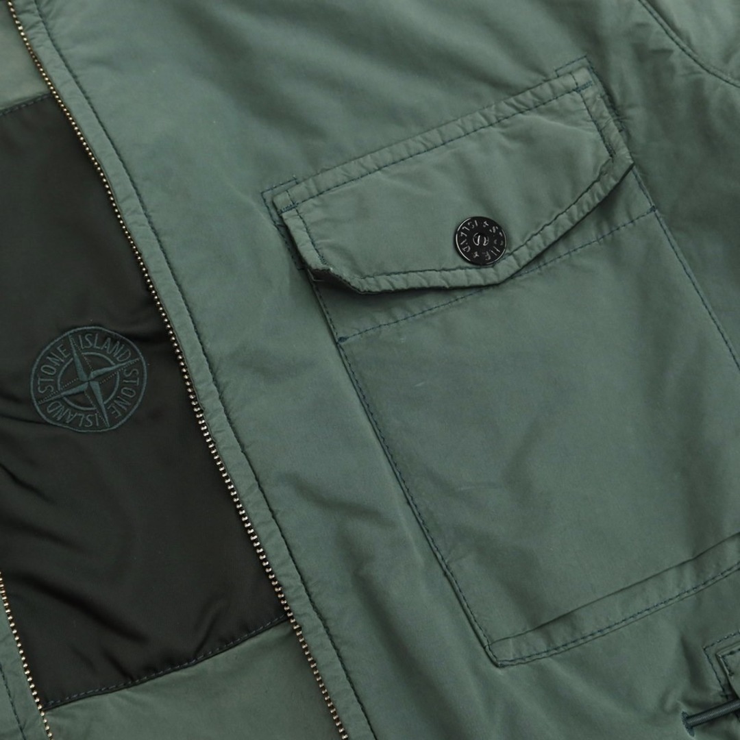 STONE ISLAND(ストーンアイランド)の【中古】ストーンアイランド STONE ISLAND David Light TC With Micropile ポリエステルナイロン ミリタリージャケット ブルゾン グリーン系【サイズS】【メンズ】 メンズのジャケット/アウター(ミリタリージャケット)の商品写真