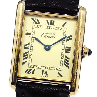 カルティエ(Cartier)のカルティエ CARTIER W1002753 マストタンクLM クォーツ ボーイズ _651797(腕時計(アナログ))