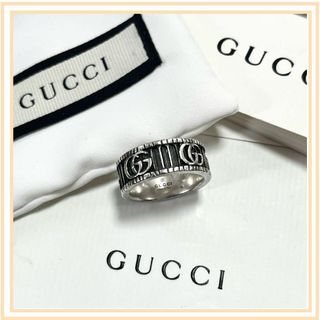 グッチ(Gucci)の一点物　GUCCI グッチ　ダブルG シルバー　リング　指輪　送料無料(リング(指輪))