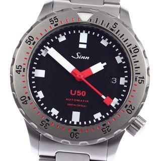 シン(SINN)のジン Sinn 1050 U50 デイト 自動巻き メンズ 美品 箱付き_780199(腕時計(アナログ))