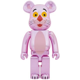 メディコムトイ(MEDICOM TOY)のBE@RBRICK PINK PANTHER CHROME 1000％ 新品(その他)