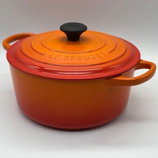 ルクルーゼ(LE CREUSET)のル・クルーゼ  シグニチャー（SIGNATURE） ココットロンド 22cm(鍋/フライパン)