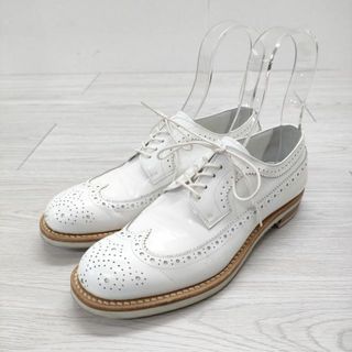 ユナイテッドアローズ(UNITED ARROWS)のUNITED ARROWS gentle shoes ウイングチップシューズ サイズ36.5 レザー シューズ・靴 ホワイト レディース ユナイテッドアローズ【中古】3-1025G◎(その他)