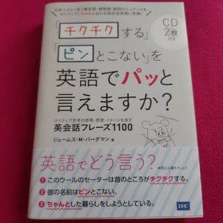 「チクチクする」「ピンとこない」を英語でパッと言えますか？(語学/参考書)