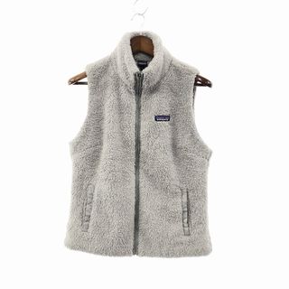 パタゴニア(patagonia)のpatagonia パタゴニア フリース ベスト アウトドア グレー (レディース L) 中古 古着 O9897(ベスト/ジレ)