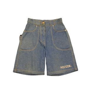 シャネル ショートパンツ(レディース)の通販 100点以上 | CHANELの ... シャネル デニムショートパンツお値下げ中❗️