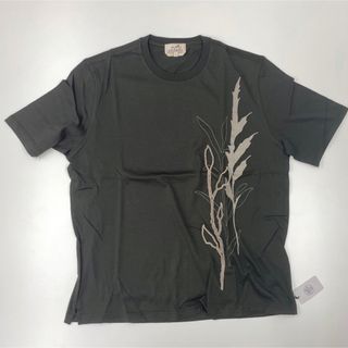 エルメス(Hermes)のエルメス　HERMES Tシャツ《Herbier 3D》カーキ コットン　新品(Tシャツ/カットソー(半袖/袖なし))