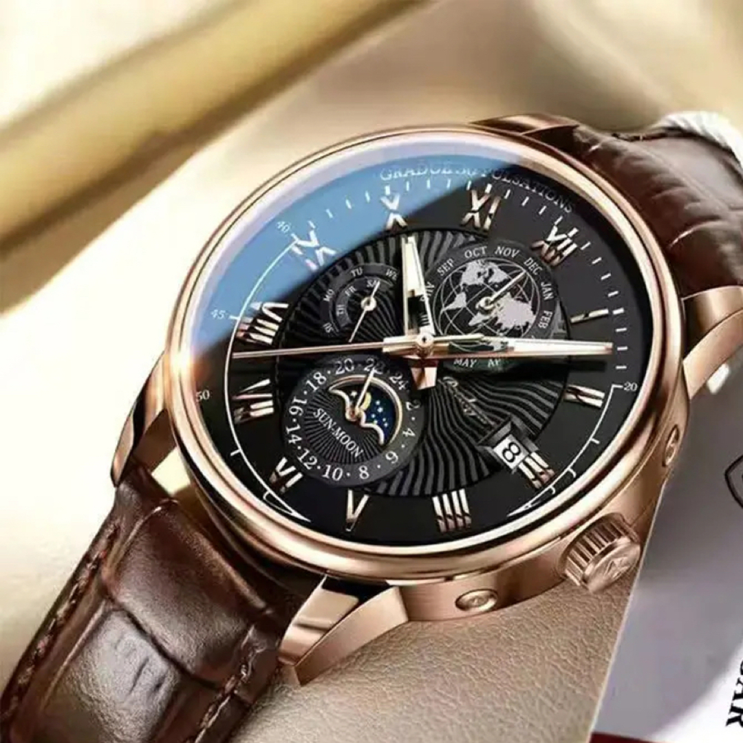 メンズ腕時計電池ゴールドピンク新品 メンズの時計(腕時計(アナログ))の商品写真