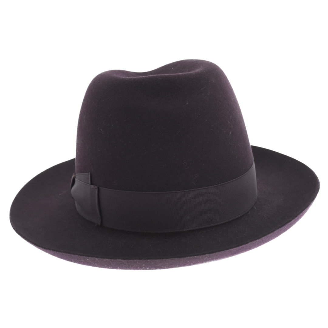 Borsalino ボルサリーノ ラビットウール フェルトハット 中折れハット