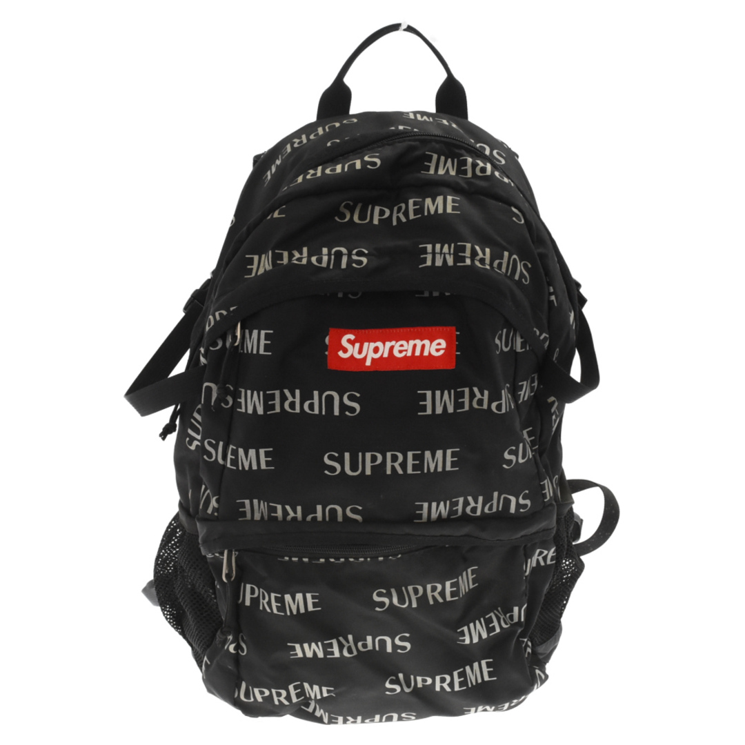 SUPREME シュプリーム 16AW 3M Reflective Repeat Backpack スリーエムリフレクティブリピートバックパック  リュック ブラック | フリマアプリ ラクマ