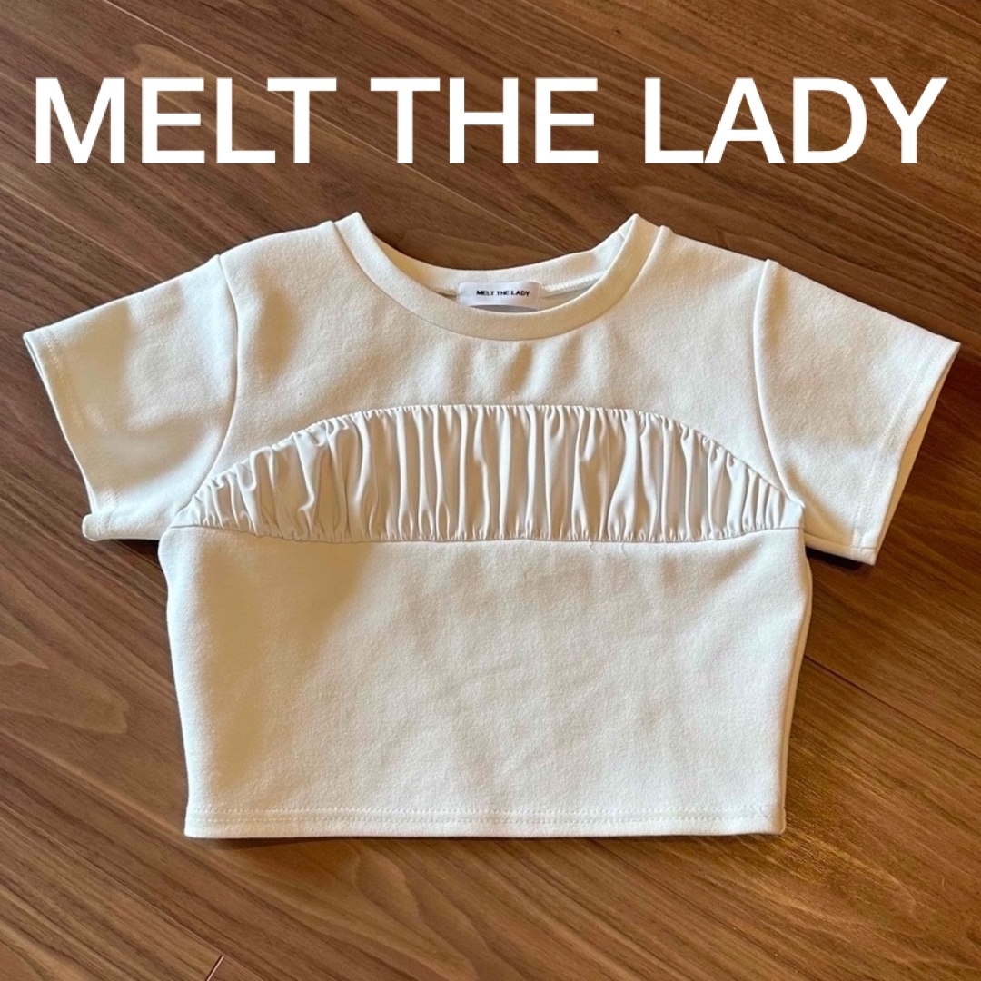 Alice+Olivia(アリスアンドオリビア)のMELT THE LADY クロップドTシャツ レディースのトップス(Tシャツ(半袖/袖なし))の商品写真