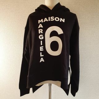 エムエムシックス(MM6)の【新品・未使用】MM6 MaisonMargiela kidsパーカー黒16Y(ジャケット/上着)