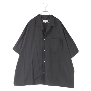 20SS メゾン マルジェラ オーバーサイズ 半袖 シャツ ブラック 黒 40