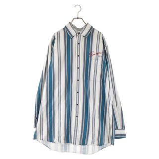 バレンシアガ(Balenciaga)のBALENCIAGA バレンシアガ 18SS Runway Shirt ランウェイ長袖シャツ ホワイト/ブルー 509348 TYE26(シャツ)