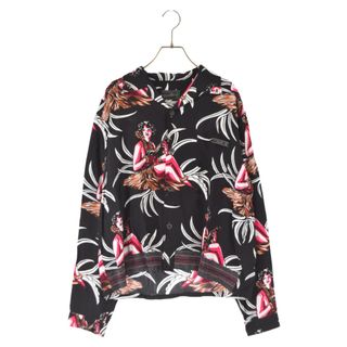 PRADA - PRADA プラダ 14SS ボタニカル柄 ハワイアンアロハ長袖シャツ