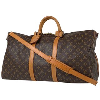 LOUIS VUITTON ルイヴィトン ボストンバッグ モノグラム キーポル50 Keepall50 トラベルバッグ ボストンバッグ ブラウン 茶 かばん 鞄 メンズ レディース 男女兼用 M41426    ゴールド金具 ユニセックス【品】