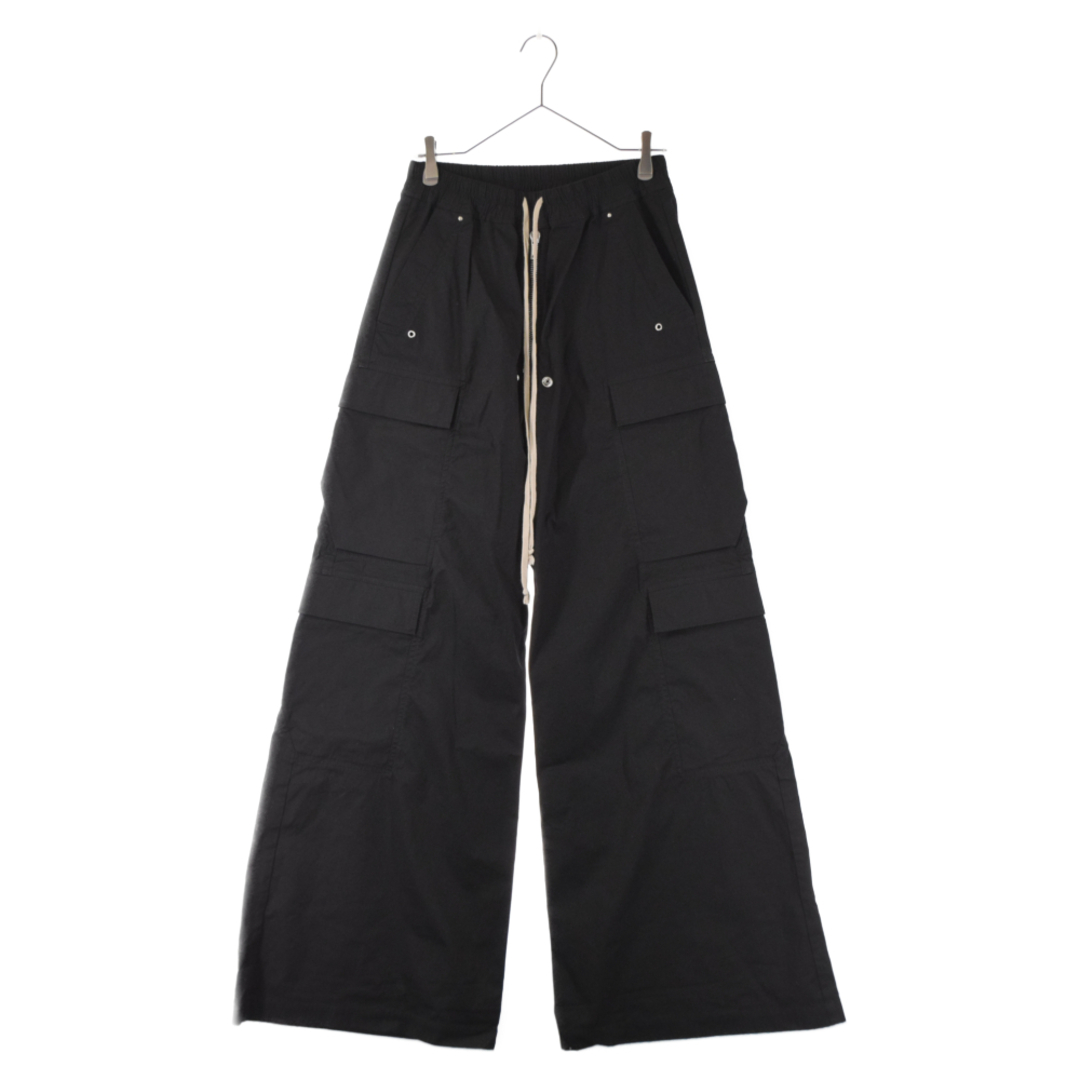 Rick Owens リックオウエンス 23SS CARGOBELAS TROUSERS カーゴベラロングパンツ ブラック RU01C4339-TE345センチ股上