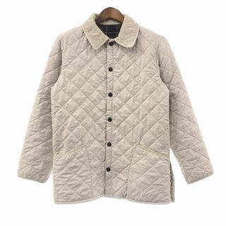 バーブァー(Barbour)のBarbour バブアー キルティングジャケット ジャケット ユーロ  ヨーロッパ古着 ベージュ (メンズ S) 中古 古着 O9544(その他)