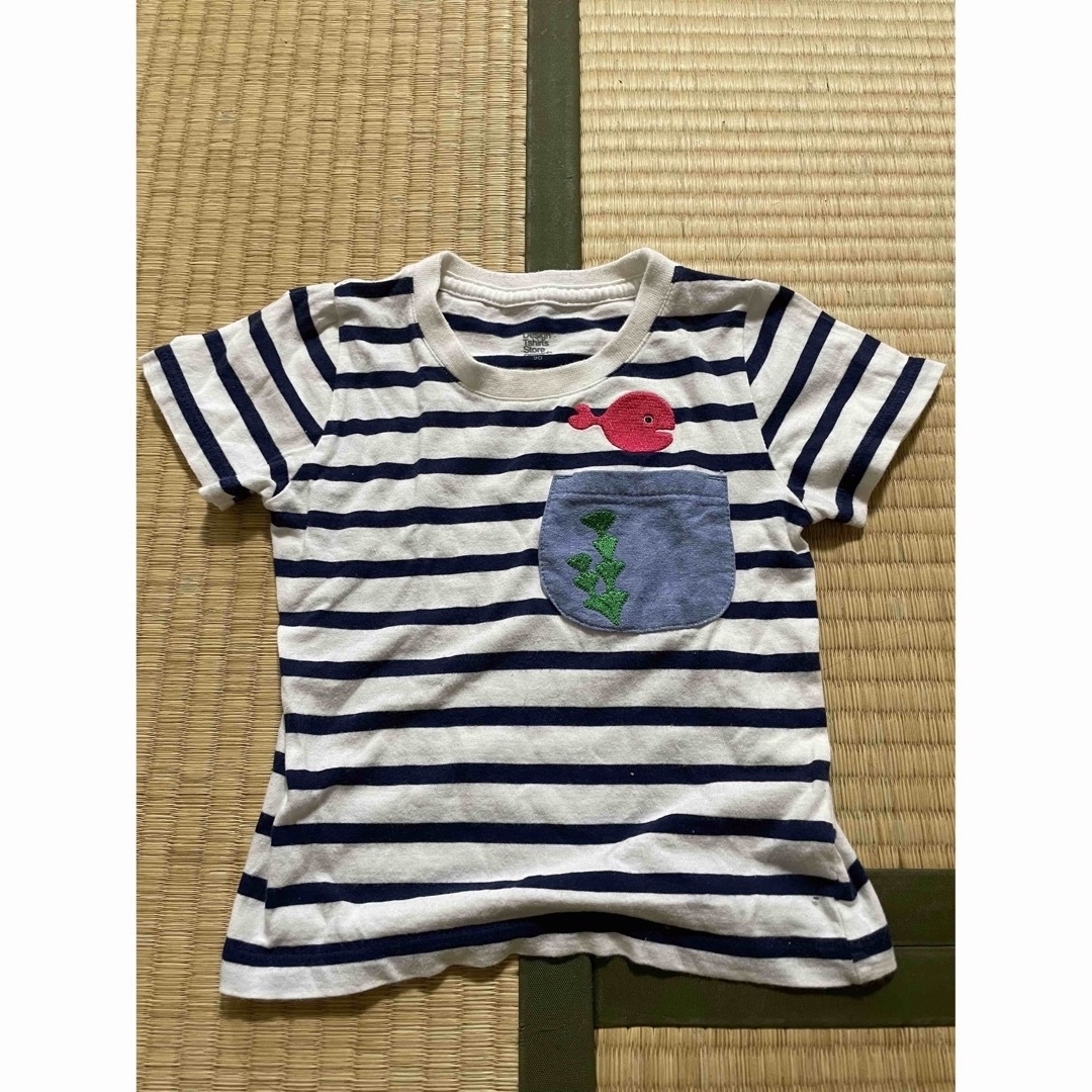 mont bell(モンベル)のキッズ　子供服　Tシャツ　パンツ　ズボン　2点セット まとめ売り キッズ/ベビー/マタニティのキッズ服男の子用(90cm~)(Tシャツ/カットソー)の商品写真