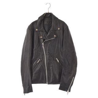 クロムハーツ(Chrome Hearts)のCHROME HEARTS クロムハーツ BASIC MOTO ベーシックモト ダガージップライダースレザージャケット ブラック 2225-304-4760(ライダースジャケット)