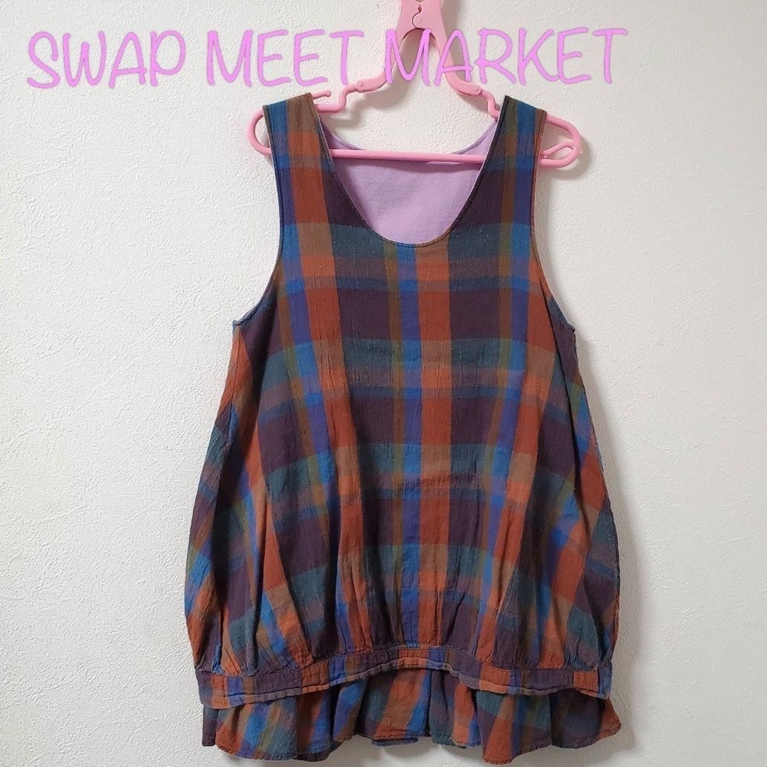 SWAP MEET MARKET(スワップミートマーケット)の【110】スワップミートマーケット　フィス　ワンピース キッズ/ベビー/マタニティのキッズ服女の子用(90cm~)(ワンピース)の商品写真