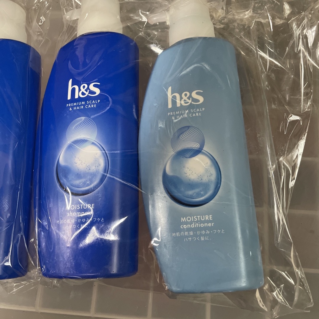 h&s モイスチャーシャンプーコンディショナー２セットの通販 by あかね