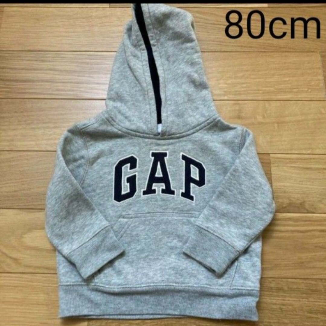 GAP(ギャップ)の80cm　GAP　スウェットパーカー　バーカ　 GAP KIDS キッズ/ベビー/マタニティのベビー服(~85cm)(トレーナー)の商品写真