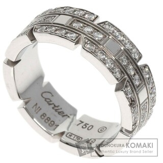 カルティエ(Cartier)のCARTIER タンクフランセーズ フルダイヤモンド #49 SM リング・指輪 K18WG レディース(リング(指輪))