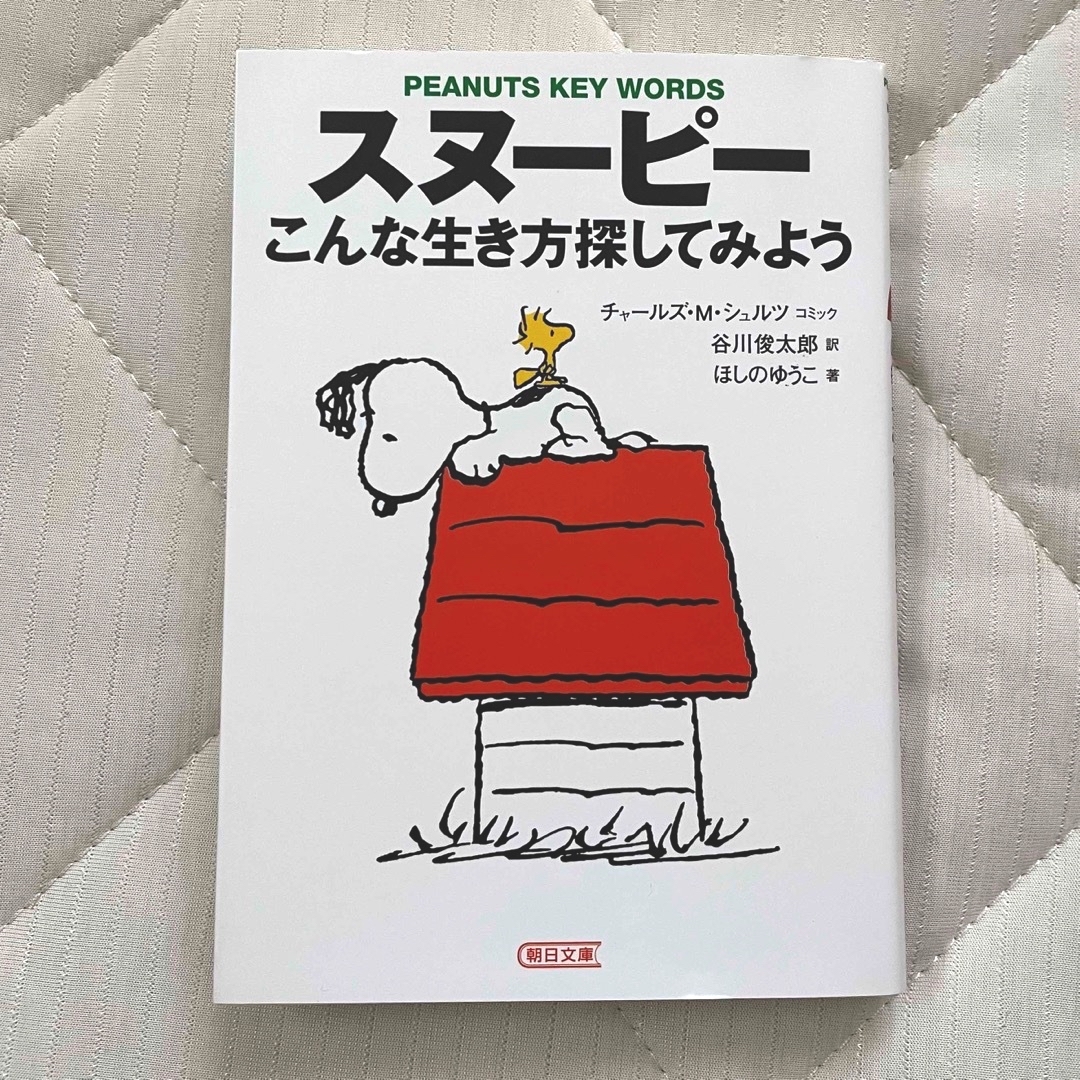 スヌ－ピ－こんな生き方探してみよう　スヌーピー　朝日文庫　本　かわいい エンタメ/ホビーの本(その他)の商品写真