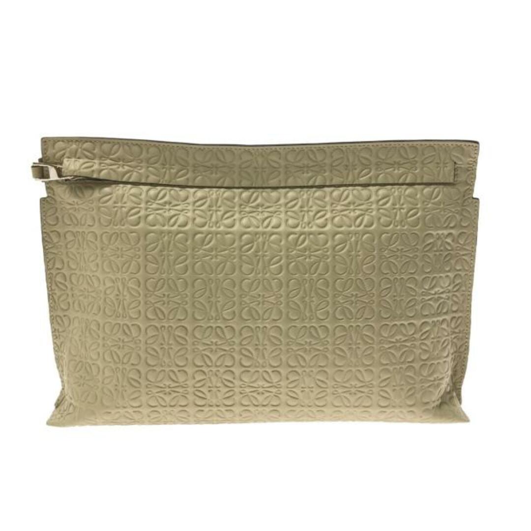 LOEWE - ロエベ クラッチバッグ ベージュ レザーの通販 by ブラン