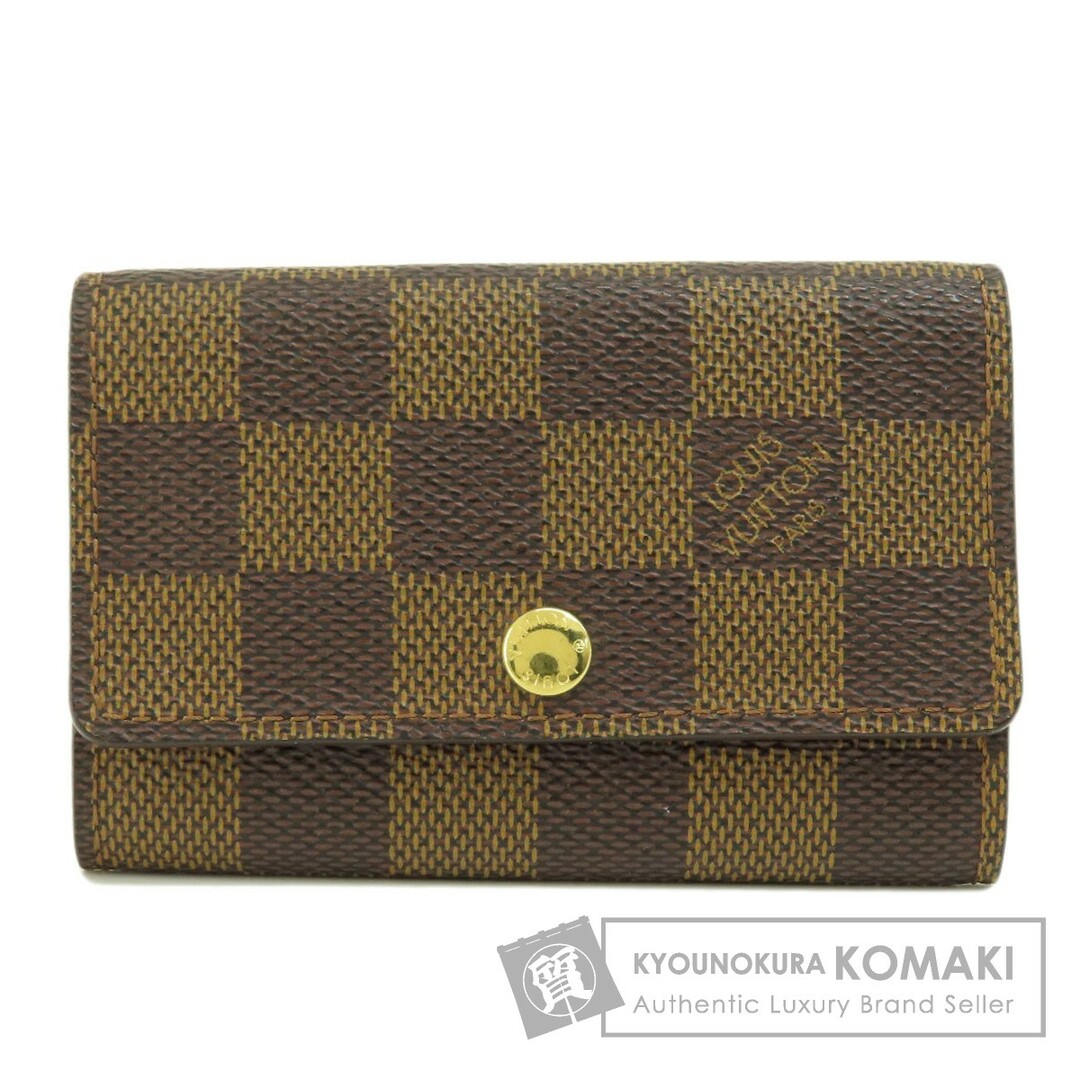 LOUIS VUITTON(ルイヴィトン)のLOUIS VUITTON N62630 ミュルティクレ6 ダミエ エベヌ キーケース ダミエキャンバス レディース レディースのファッション小物(キーケース)の商品写真