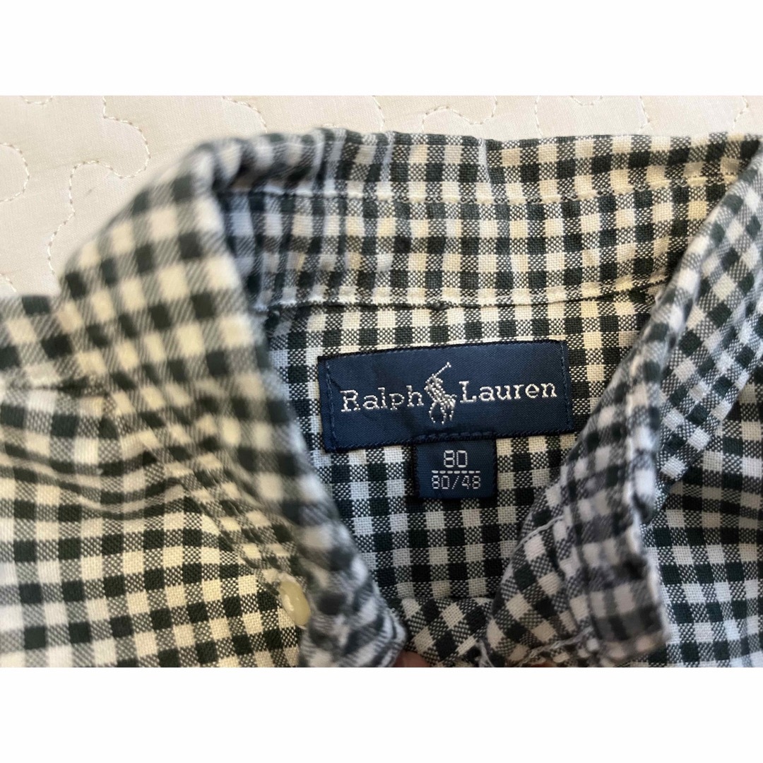 POLO RALPH LAUREN(ポロラルフローレン)の美品　ラルフローレン　80 シャツ キッズ/ベビー/マタニティのベビー服(~85cm)(シャツ/カットソー)の商品写真