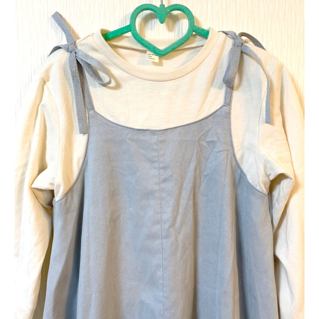 apres les cours(アプレレクール)のワンピース✳︎130㎝ キッズ/ベビー/マタニティのキッズ服女の子用(90cm~)(ワンピース)の商品写真