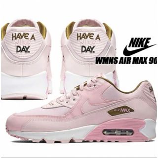 ナイキ(NIKE)のNIKE WMNS AIR MAX 90 SE PINK/WHITE 24センチ(スニーカー)