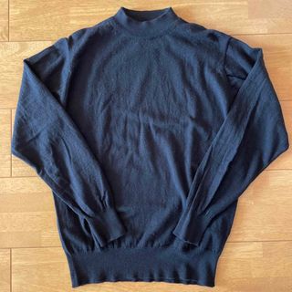 ジョンスメドレー(JOHN SMEDLEY)のジョンスメドレー ピュアニューウール ハイネックニット セーター／ブラック 38(ニット/セーター)