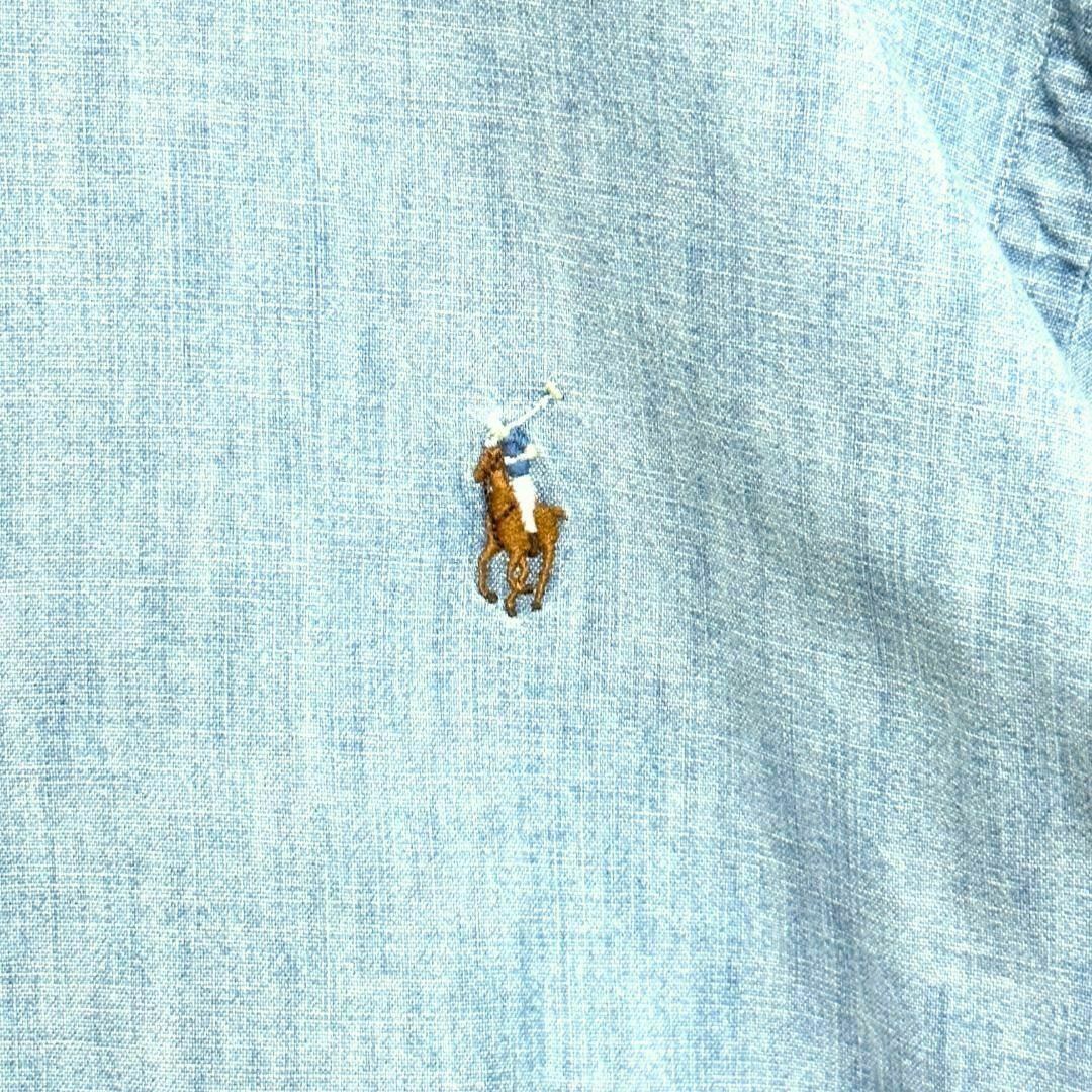 Ralph Lauren - 31W ラルフローレン デニムカラー 長袖BDシャツ ポニー ...