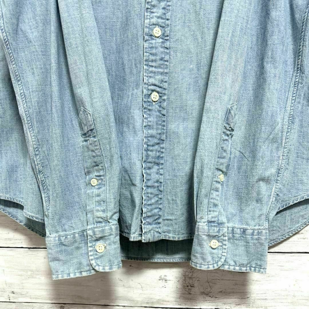 Ralph Lauren - 31W ラルフローレン デニムカラー 長袖BDシャツ ポニー ...