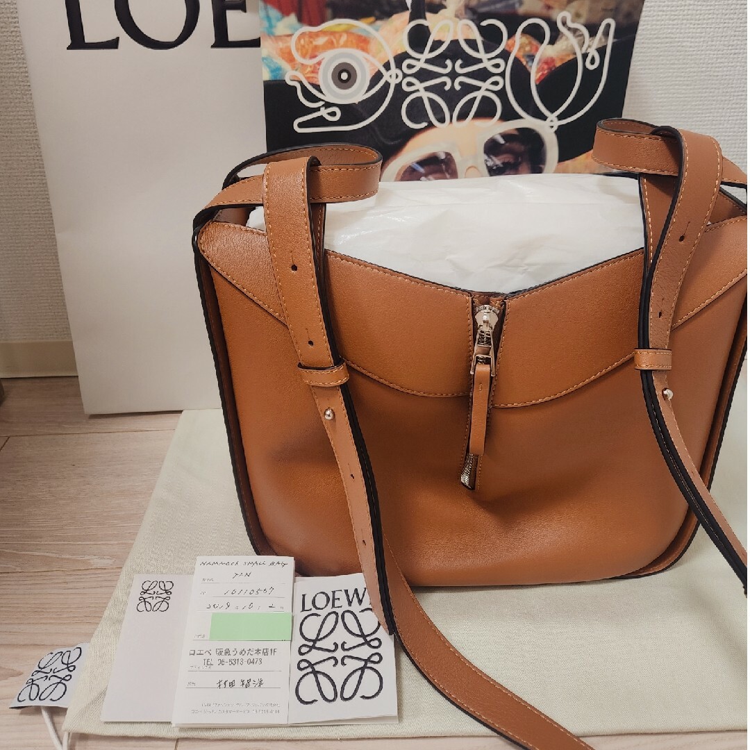 【新品未使用】LOEWE ロエベ ハンモック スモール タン