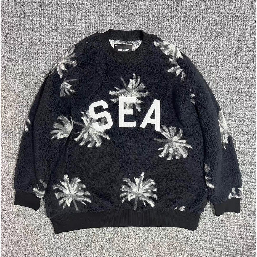 WIND AND SEA - WIND AND SEA Palm Tree Pattern Fleece Crの通販 by