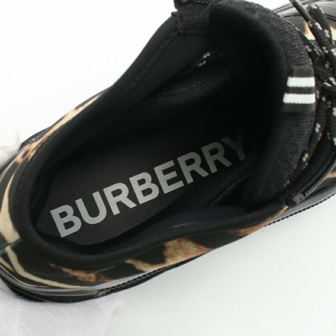 BURBERRY(バーバリー)のARTHUR アーサー スニーカー レオパード ファブリック ラバー ブラック マルチカラー レディースの靴/シューズ(スニーカー)の商品写真